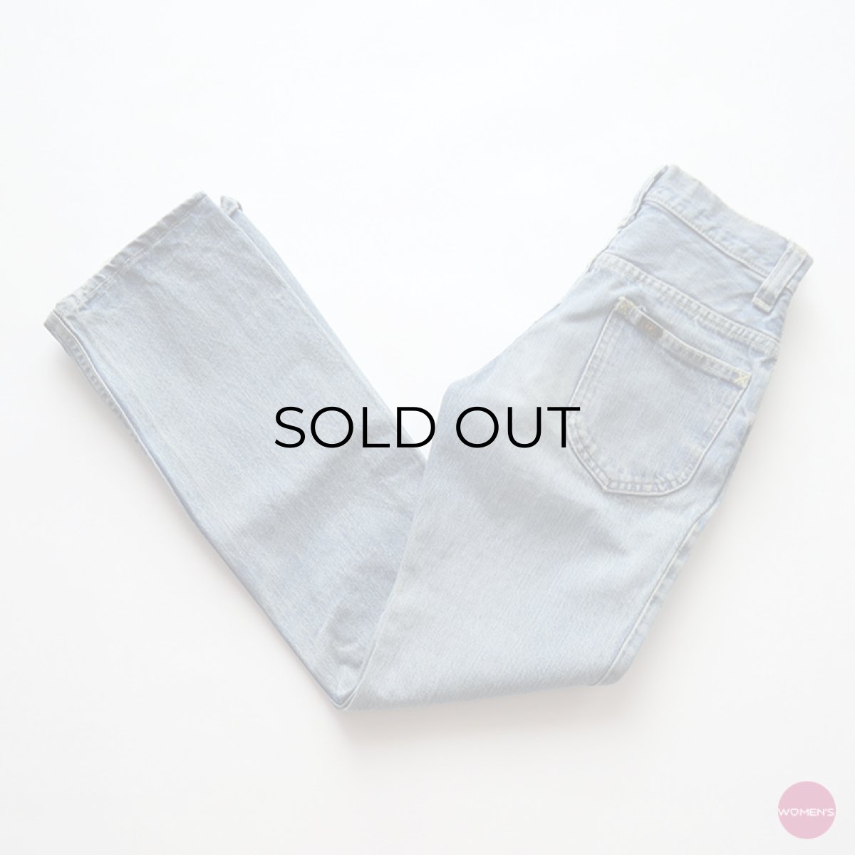 画像1: 〜80's Lee UNKNOWN MODEL DENIM WOMEN'S PANTS "MADE IN USA" 【SIZE : W26 x L30 程度】 (1)