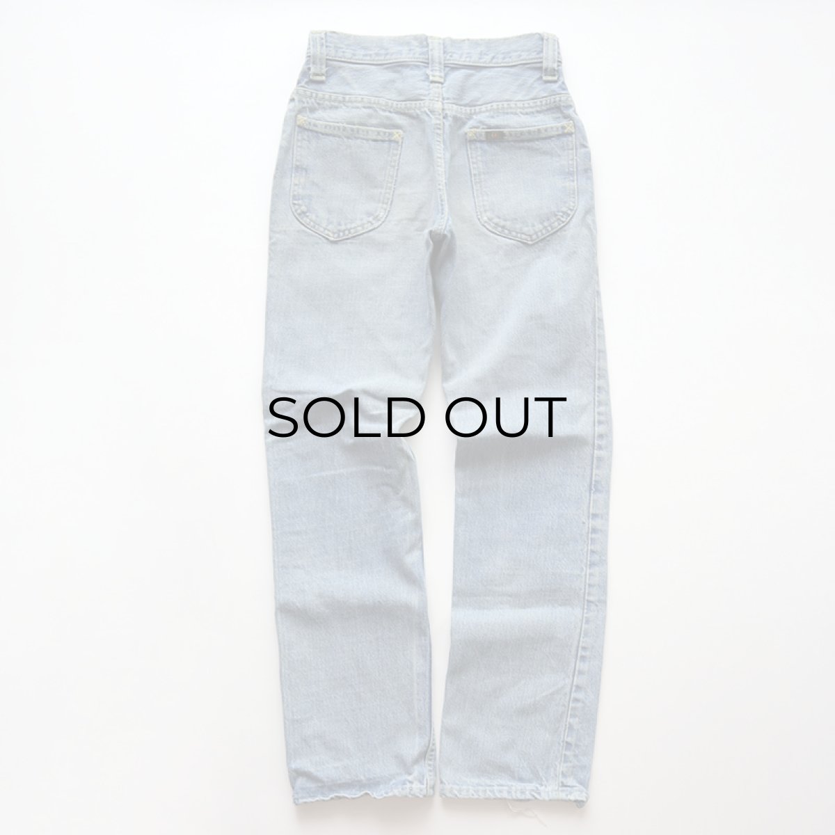 画像4: 〜80's Lee UNKNOWN MODEL DENIM WOMEN'S PANTS "MADE IN USA" 【SIZE : W26 x L30 程度】 (4)