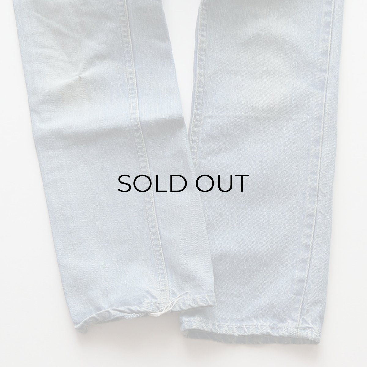 画像6: 〜80's Lee UNKNOWN MODEL DENIM WOMEN'S PANTS "MADE IN USA" 【SIZE : W26 x L30 程度】 (6)