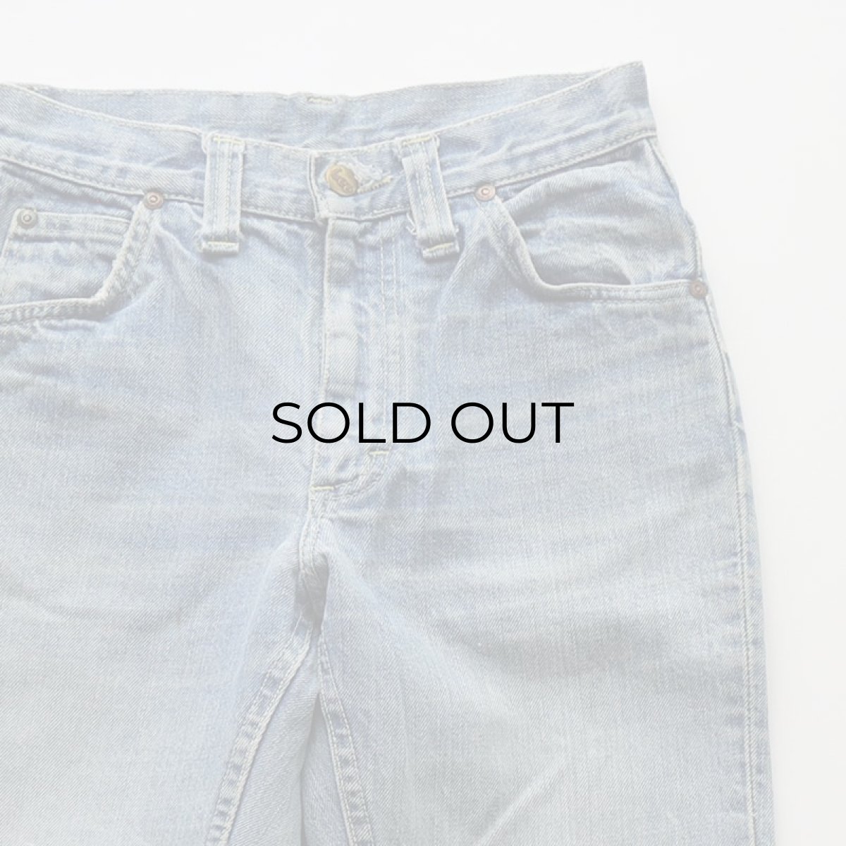 画像5: 〜80's Lee UNKNOWN MODEL DENIM WOMEN'S PANTS "MADE IN USA" 【SIZE : W26 x L30 程度】 (5)