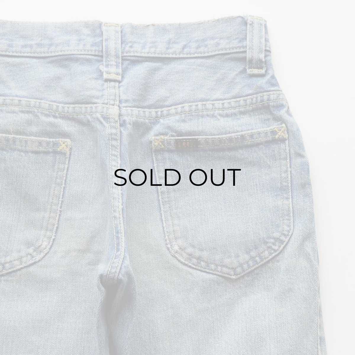 画像7: 〜80's Lee UNKNOWN MODEL DENIM WOMEN'S PANTS "MADE IN USA" 【SIZE : W26 x L30 程度】 (7)