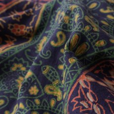 画像9: OLD UNKNOWN BRAND INDIAN COTTON WRAP MAXI SKIRT (9)