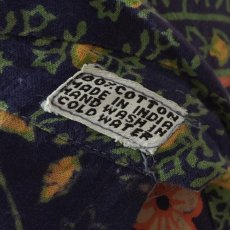 画像7: OLD UNKNOWN BRAND INDIAN COTTON WRAP MAXI SKIRT (7)