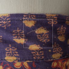 画像9: OLD UNKNOWN BRAND INDIAN COTTON WRAP MAXI SKIRT (9)