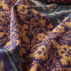 画像7: OLD UNKNOWN BRAND INDIAN COTTON WRAP MAXI SKIRT (7)