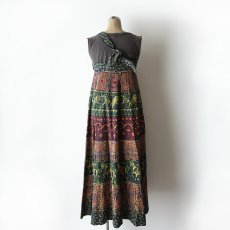 画像3: OLD DECCAN for Fashion Club INDIAN COTTON WRAP MAXI SKIRT (3)
