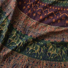 画像11: OLD DECCAN for Fashion Club INDIAN COTTON WRAP MAXI SKIRT (11)