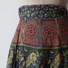画像7: OLD DECCAN for Fashion Club INDIAN COTTON WRAP MAXI SKIRT (7)