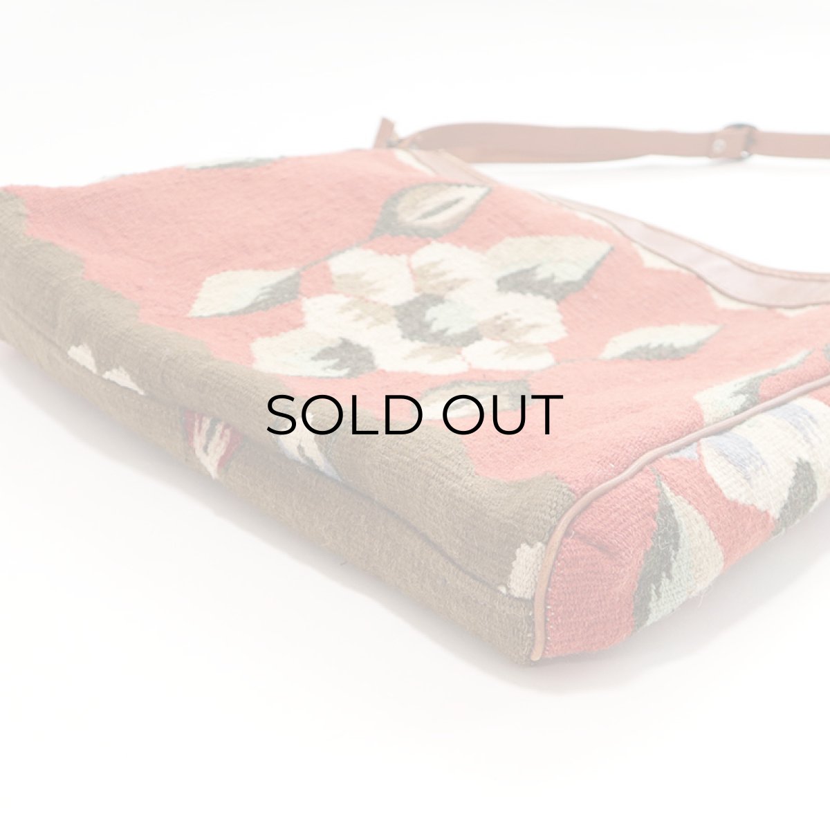 画像3: CARPETBAGS OF AMERICA LEATHER x RUG SHOULDER BAG (3)