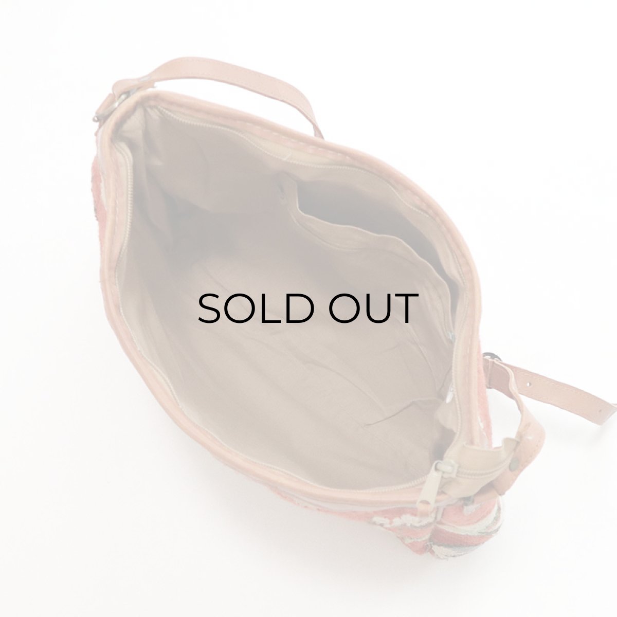 画像4: CARPETBAGS OF AMERICA LEATHER x RUG SHOULDER BAG (4)