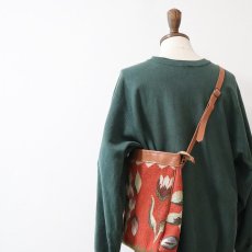 画像1: CARPETBAGS OF AMERICA LEATHER x RUG SHOULDER BAG (1)