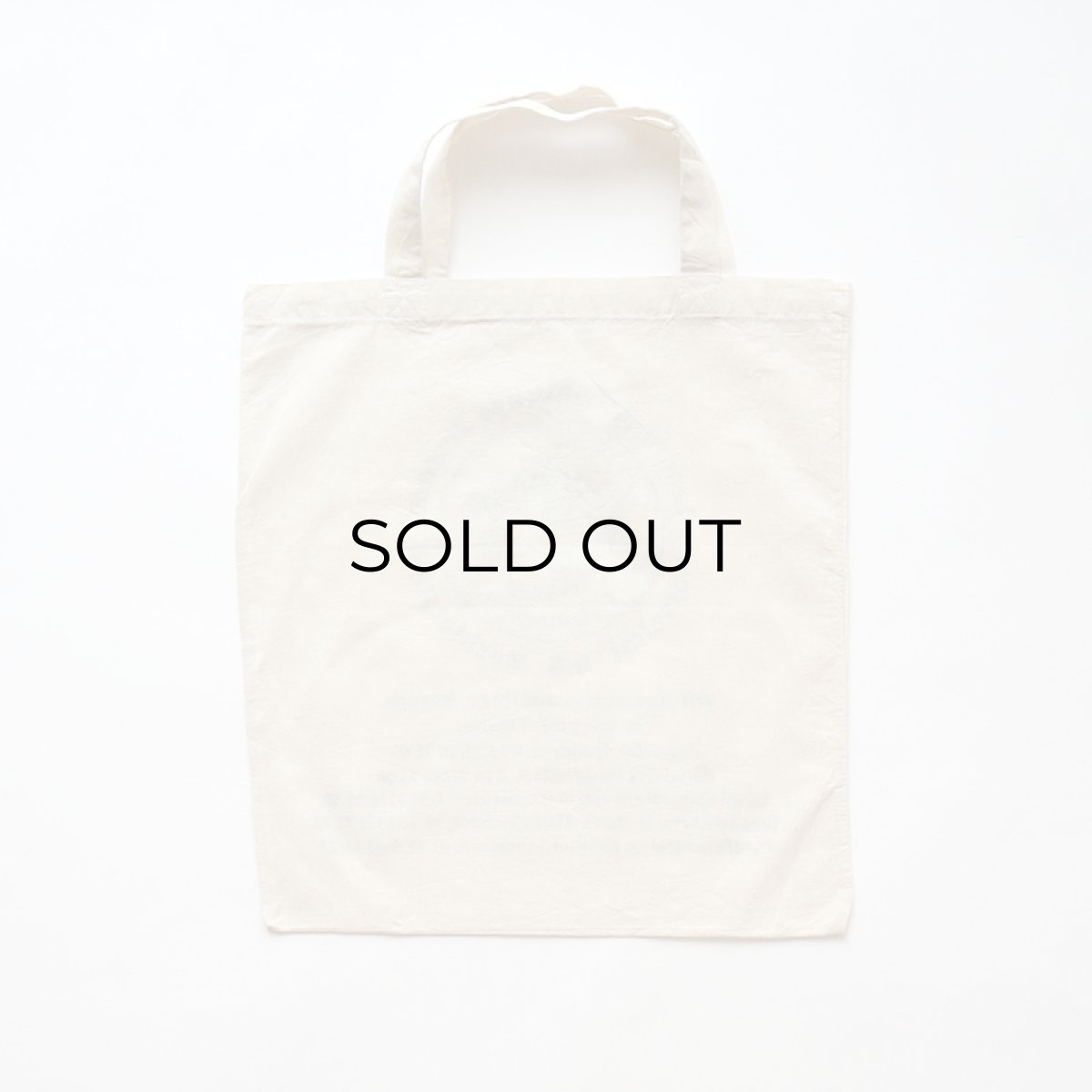 画像2: COTTON PRINT TOTE BAG (2)