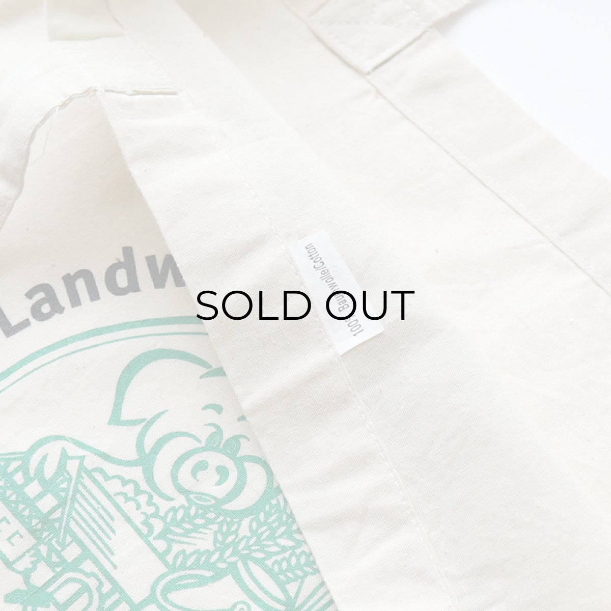 画像5: COTTON PRINT TOTE BAG (5)