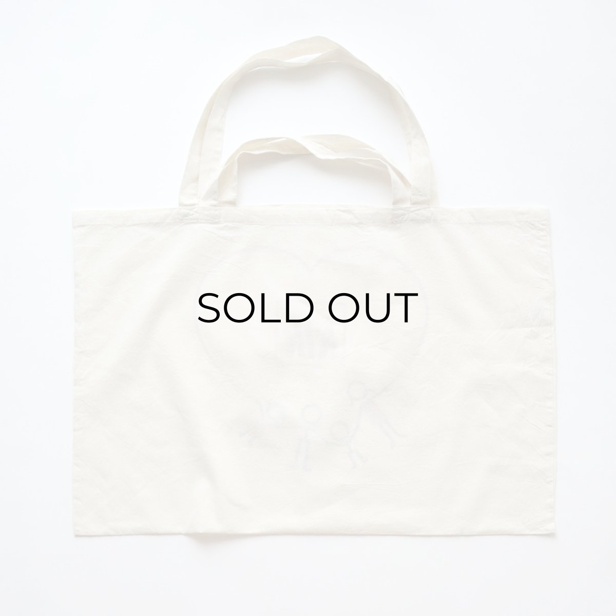 画像2: COTTON PRINT LARGE TOTE BAG (2)