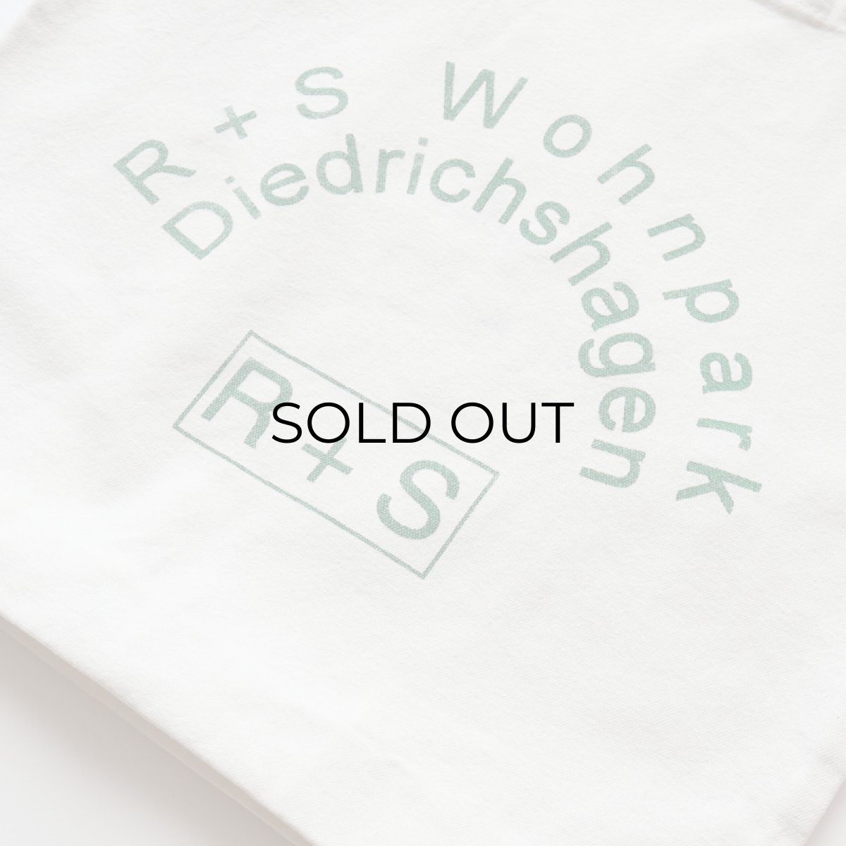 画像3: COTTON PRINT TOTE BAG "R + S Wohnpark" (3)