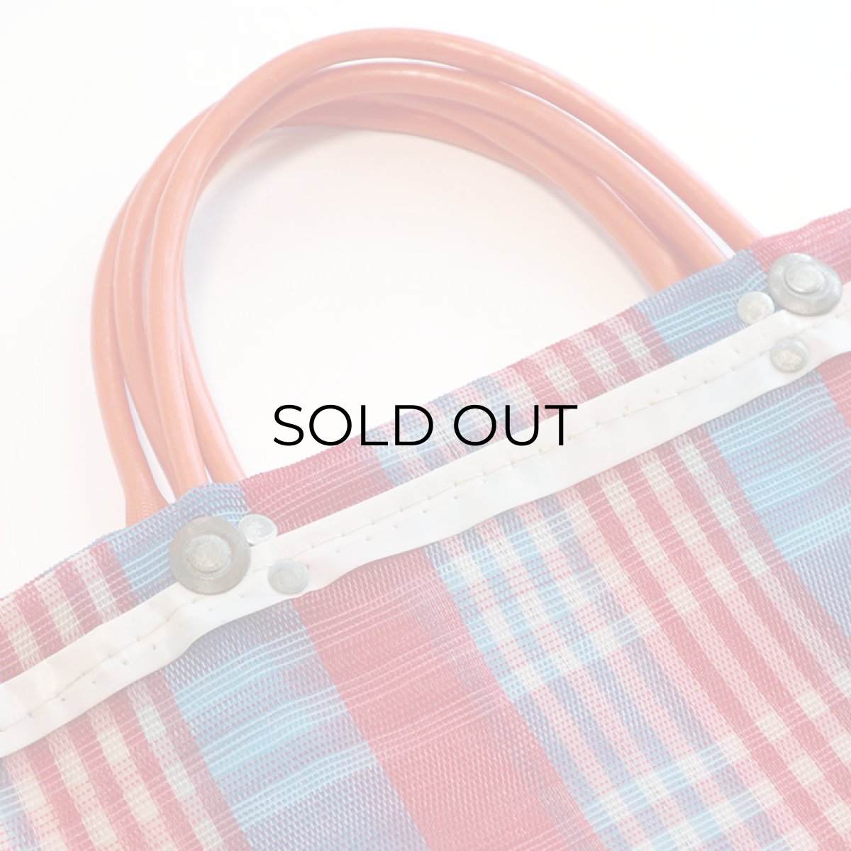 画像3: OLD CHECK MARKET TOTE BAG (3)