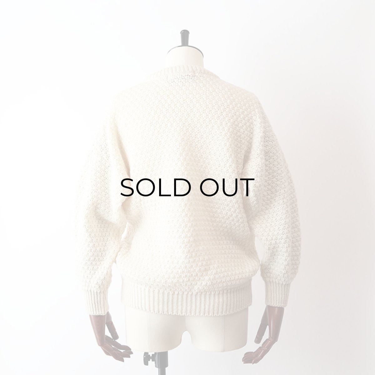 画像3: OLD Murray Brothers WOOL HAND KNIT FISHERMAN'S SWEATER (3)