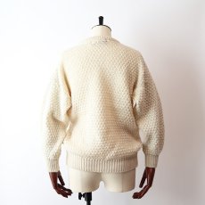 画像3: OLD Murray Brothers WOOL HAND KNIT FISHERMAN'S SWEATER (3)