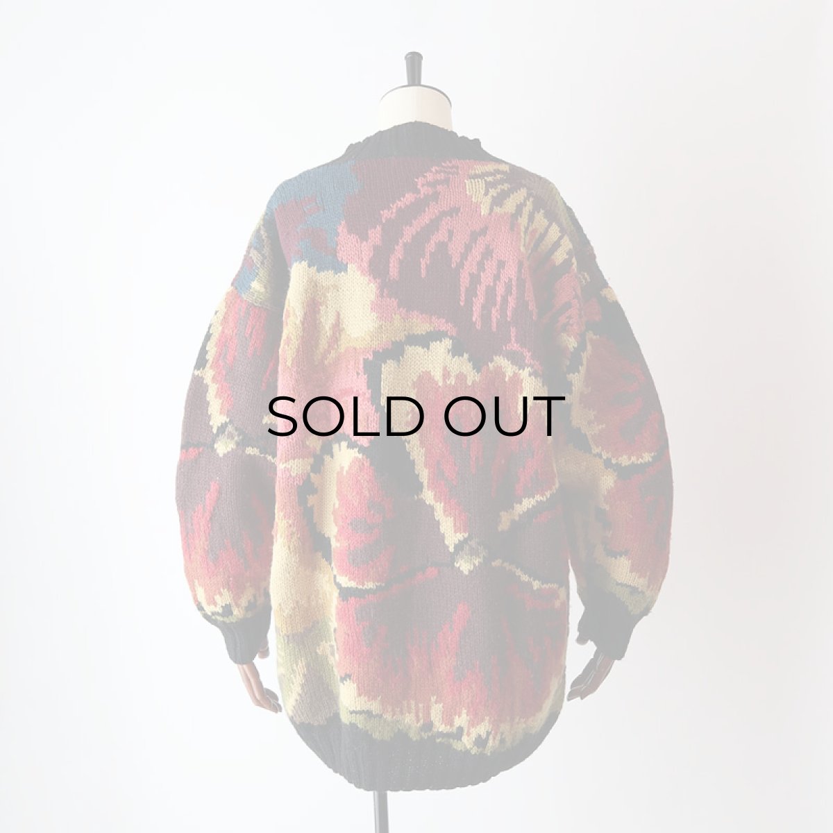 画像10: wrapped in GLORY WOOL JACQUARD HAND KNIT SWEATER (10)