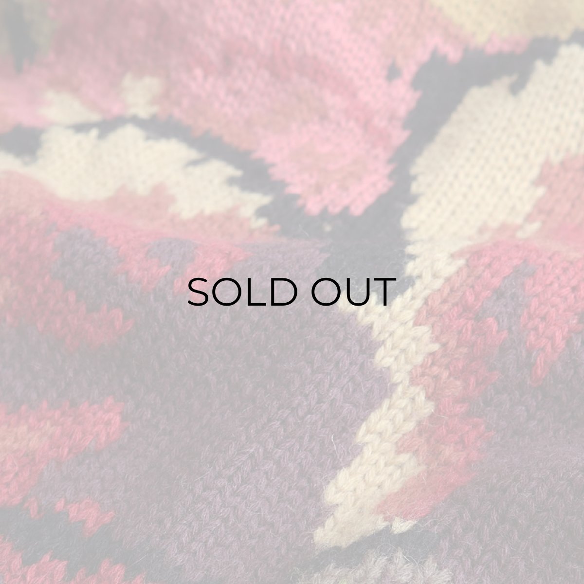 画像6: wrapped in GLORY WOOL JACQUARD HAND KNIT SWEATER (6)