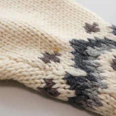 画像6: OLD UNKNOWN BRAND WOOL HAND KNIT NORDIC SWEATER (6)