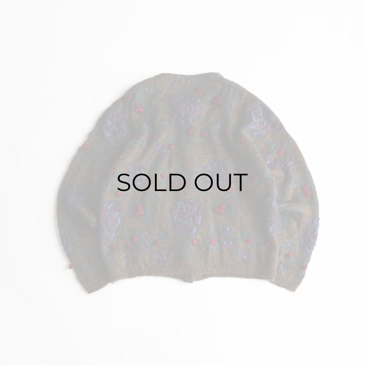 画像2: 80's EXPRESS TRICOT MOHAIR ACRYLIC KNIT CARDIGAN (2)