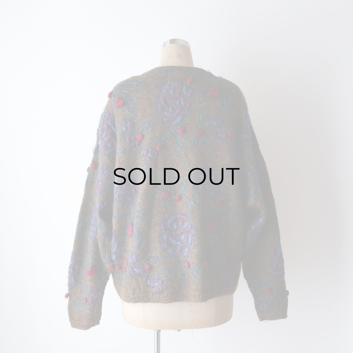 画像11: 80's EXPRESS TRICOT MOHAIR ACRYLIC KNIT CARDIGAN (11)