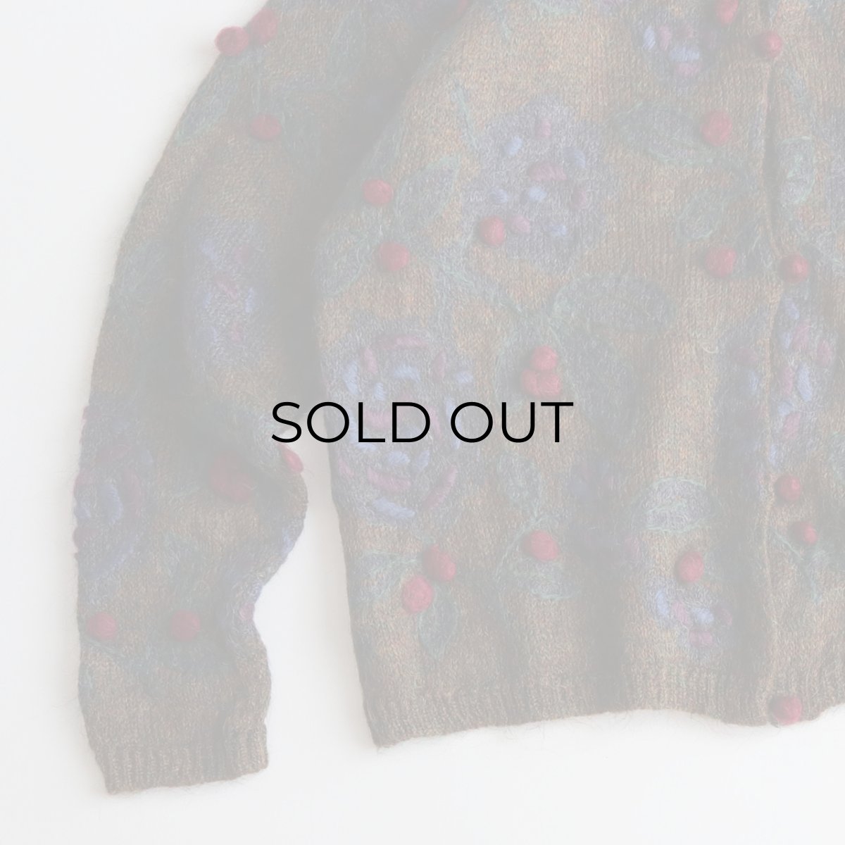 画像4: 80's EXPRESS TRICOT MOHAIR ACRYLIC KNIT CARDIGAN (4)