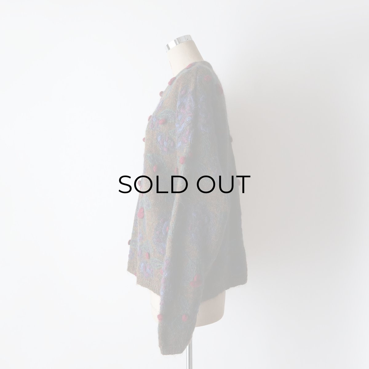 画像10: 80's EXPRESS TRICOT MOHAIR ACRYLIC KNIT CARDIGAN (10)