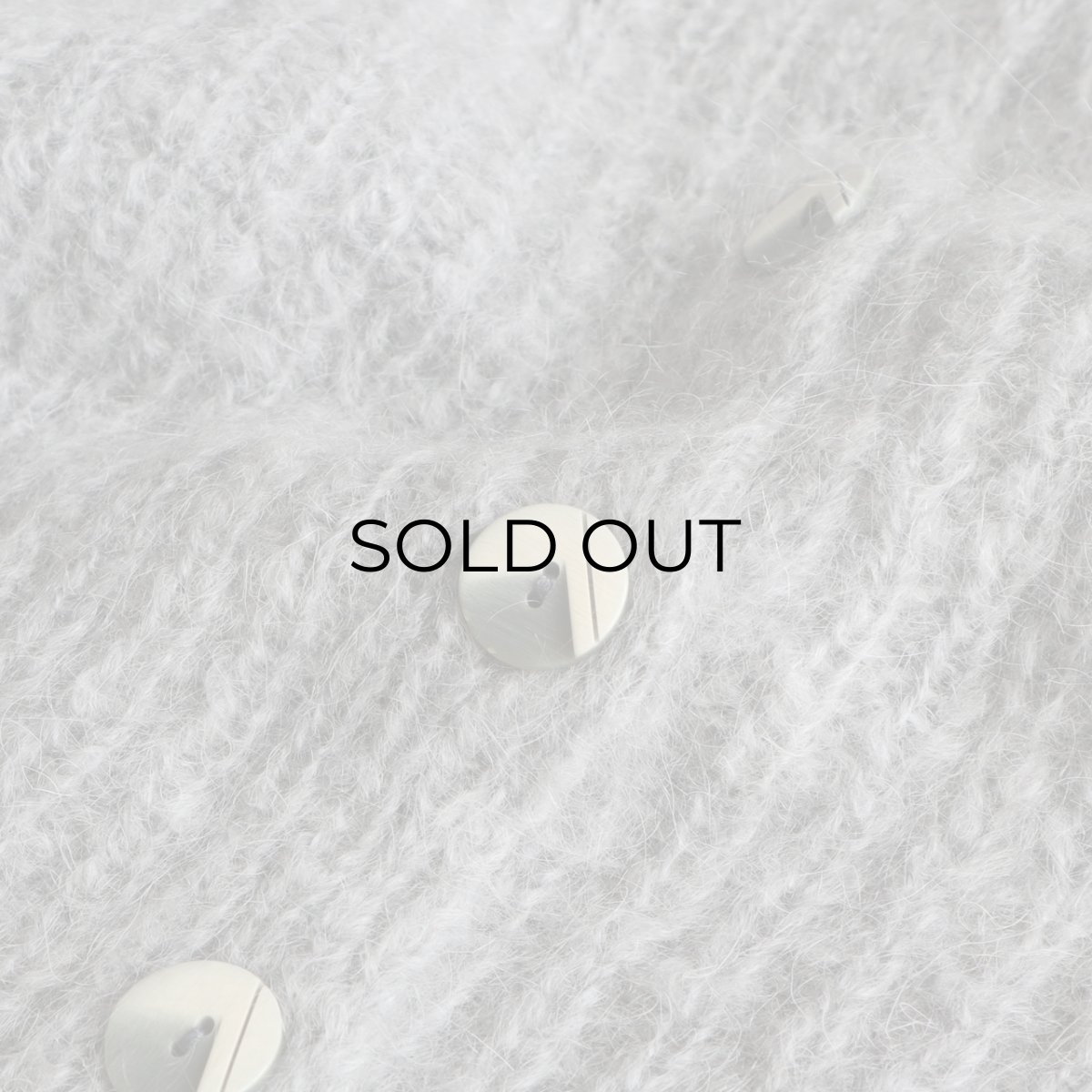 画像6: UNKNOWN BRAND MOHAIR HAND KNIT CREW NECK CARDIGAN (6)