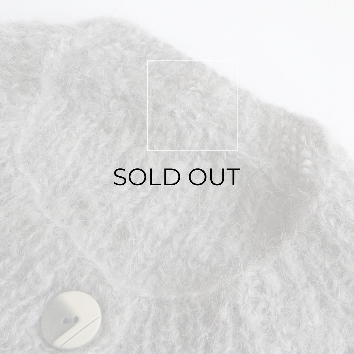 画像8: UNKNOWN BRAND MOHAIR HAND KNIT CREW NECK CARDIGAN (8)