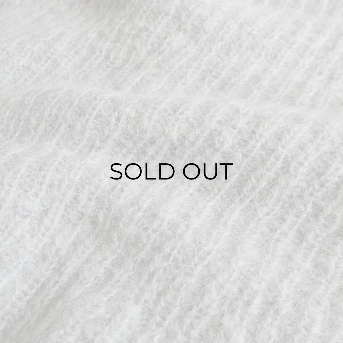 画像7: UNKNOWN BRAND MOHAIR HAND KNIT CREW NECK CARDIGAN (7)