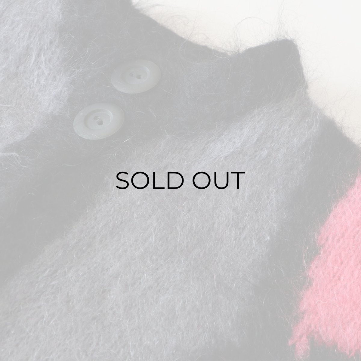 画像5: OLD UNKNOWN BRAND MOHAIR KNIT DESIGN CARDIGAN (5)