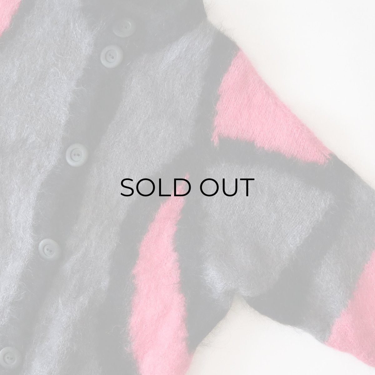 画像3: OLD UNKNOWN BRAND MOHAIR KNIT DESIGN CARDIGAN (3)