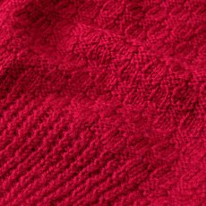 画像6: OLD UNKNOWN BRAND WOOL HAND KNIT TURTLE NECK WIDE SWEATER (6)
