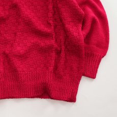 画像4: OLD UNKNOWN BRAND WOOL HAND KNIT TURTLE NECK WIDE SWEATER (4)