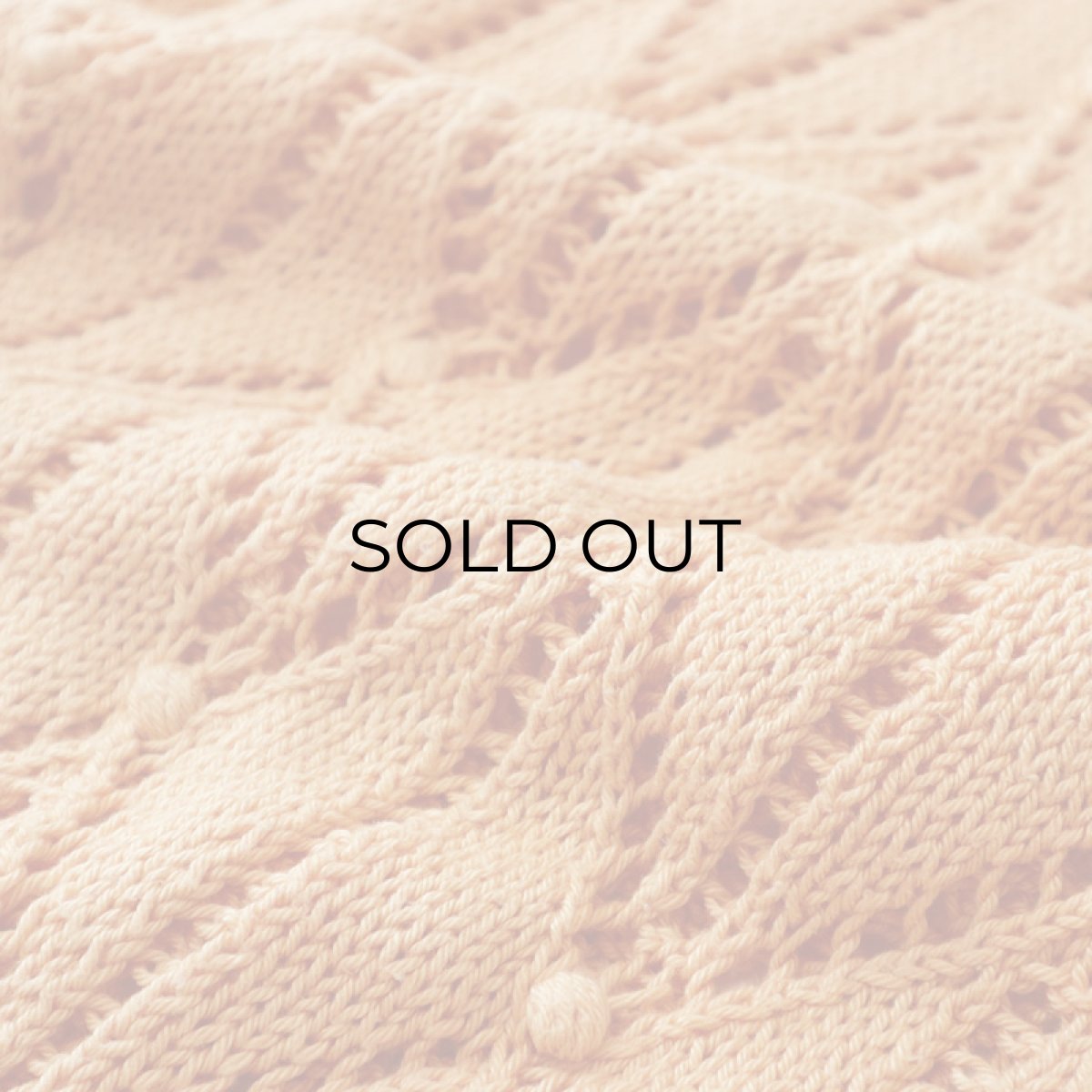 画像4: OLD COTTON HAND KNIT CROCHET VEST (4)