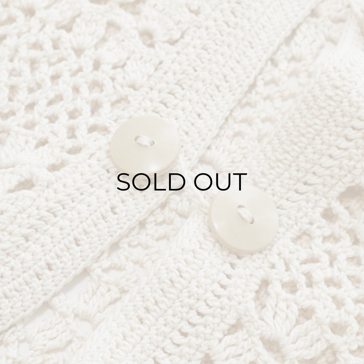 画像5: COTTON HAND KNIT CROCHET VEST (5)