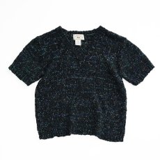 画像4: COUNTY-SEAT ACRYLIC MIX COLOR KNIT S/S SWEATER (4)