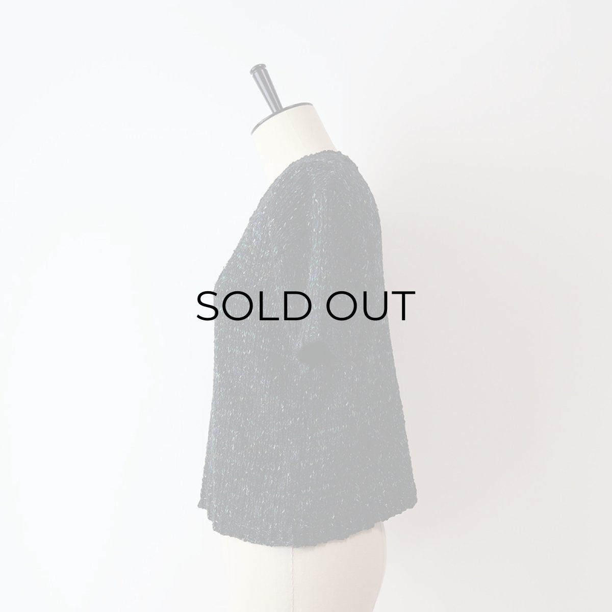 画像2: COUNTY-SEAT ACRYLIC MIX COLOR KNIT S/S SWEATER (2)