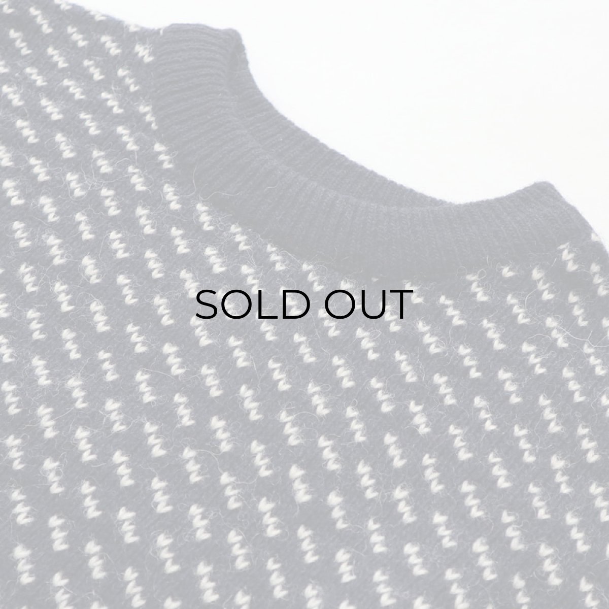 画像5: 〜80's L.L. Bean WOOL RAYON KNIT BIRDS EYE PATTERN NORDIC SWEATER "MADE IN NORWAY" (5)