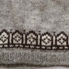 画像8: OLD UNKNOWN BRAND WOOL HAND KNIT ICELANDIC SWEATER (8)