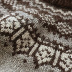 画像6: OLD UNKNOWN BRAND WOOL HAND KNIT ICELANDIC SWEATER (6)