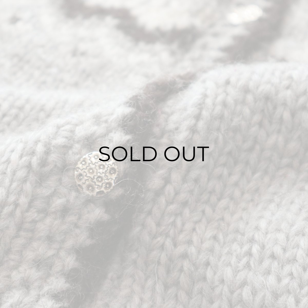 画像6: OLD UNKNOWN BRAND WOOL HAND KNIT ICELANDIC CARDIGAN (6)