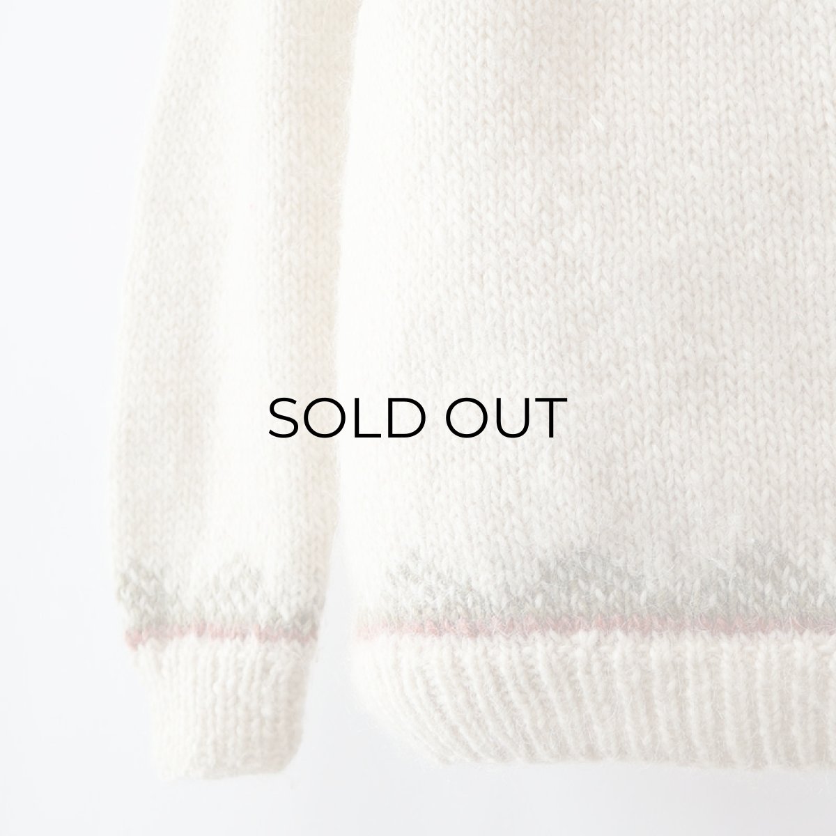 画像6: OLD UNKNOWN BRAND WOOL HAND KNIT ICELANDIC SWEATER (6)