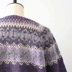 画像6: OLD UNKNOWN BRAND WOOL HAND KNIT SWEATER (6)