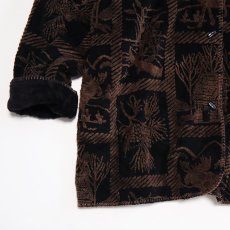 画像5: CBO NEW YORK JACQUARD BOA FLEECE HOODED OVER COAT (5)