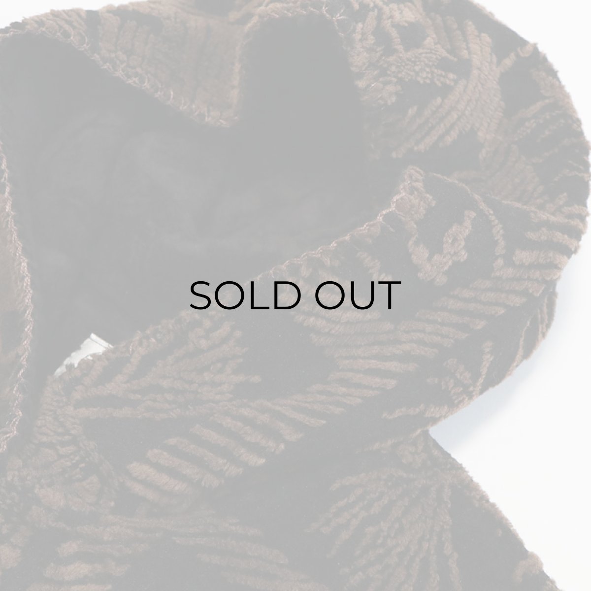 画像6: CBO NEW YORK JACQUARD BOA FLEECE HOODED OVER COAT (6)