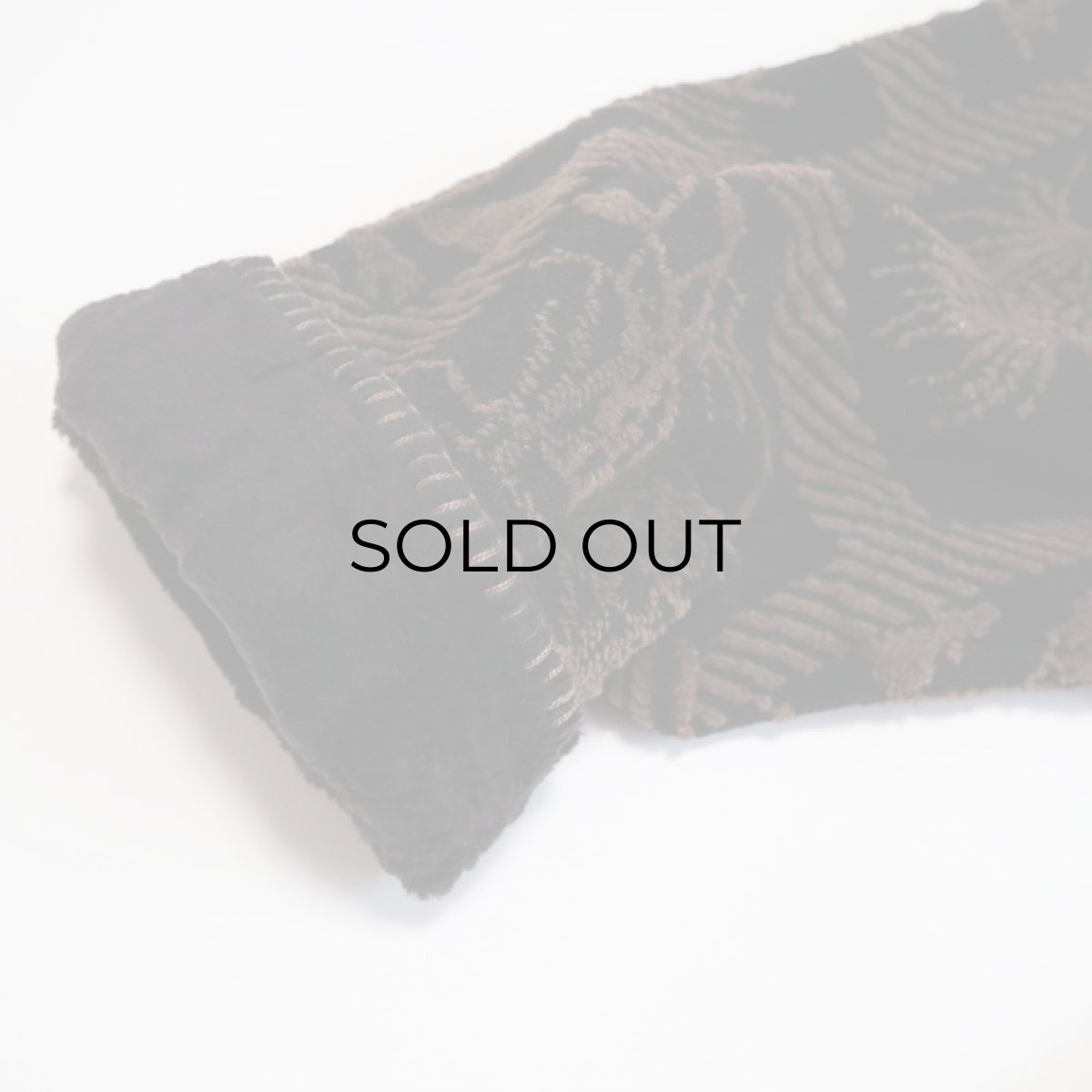 画像9: CBO NEW YORK JACQUARD BOA FLEECE HOODED OVER COAT (9)