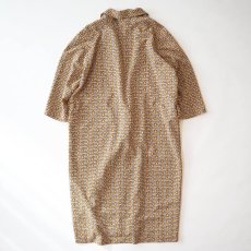 画像2: 〜70's UNKNOWN BRAND ALL OVER JACQUARD 3/4 SLEEVE ROBE (2)